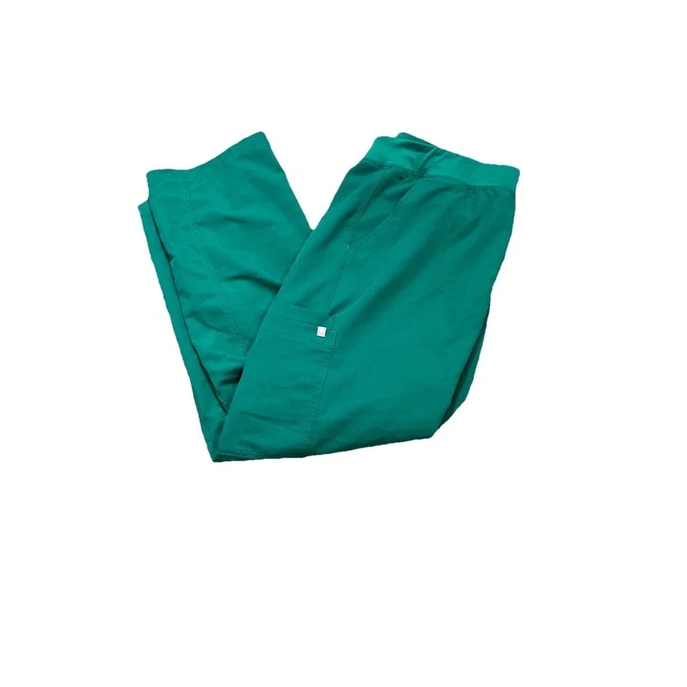FIGS Axim Scrub Pants Men's XXL Short Teal Green Technical Collection T2001S